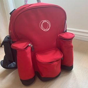 Never used Bugaboo (RED) Diaper Bag